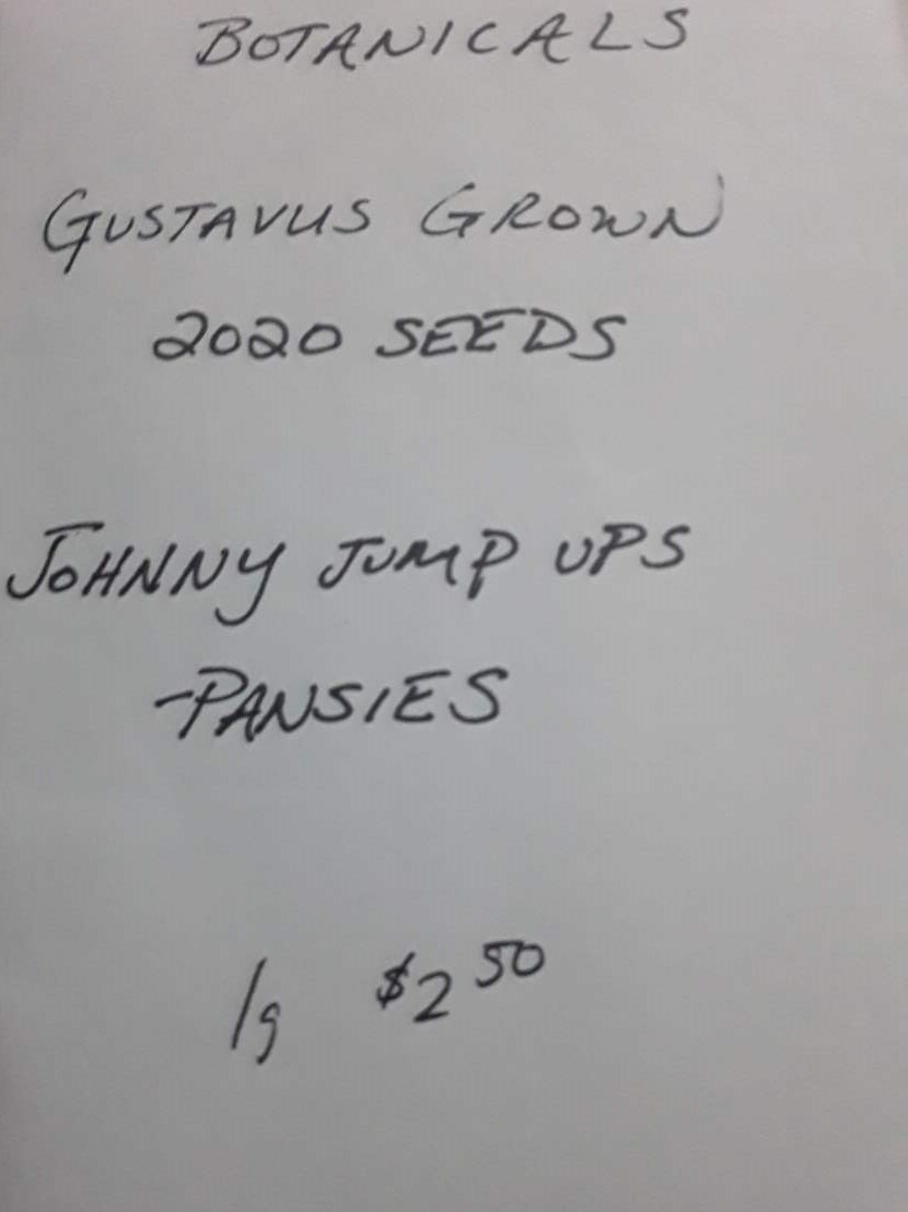 Alaska Grown Pansy seeds
